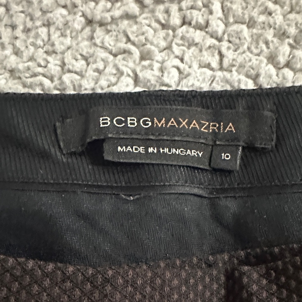 BCBGMaxAzria Dark Brown Wide-Leg Pants - Picture 2 of 7